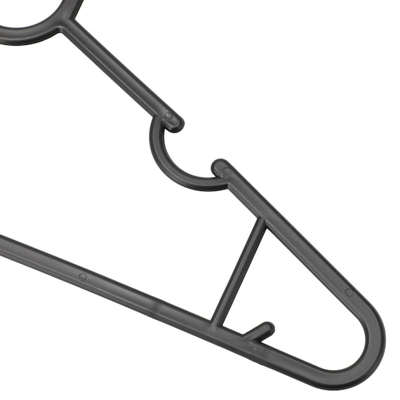 省スペースハンガー(NW-BK ブラック30本組) 5枚目画像