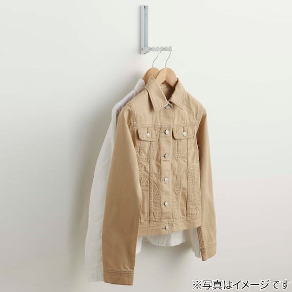 折りたたみドアハンガー(ホワイト) 6枚目画像