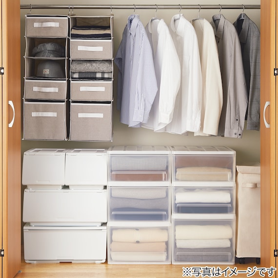 すべりにくいアーチ型ハンガー(ラミー 幅42cm ホワイト 40本組) 7枚目画像