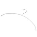 すべりにくいアーチ型ハンガー(ラミー 幅42cm ホワイト 40本組) 10枚目画像