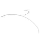 すべりにくいアーチ型ハンガー(ラミー 幅42cm ホワイト 40本組) 10枚目画像