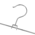 すべりにくいスカート・スラックス ピンチ付き4段ハンガー(ラミー 幅34cm ホワイト 4本組) 7枚目画像