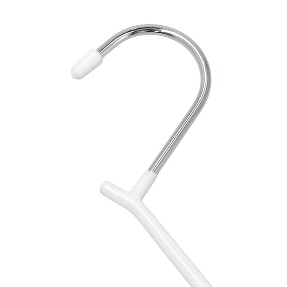すべりにくいスラックスハンガー(R ラミー ホワイト 6本組) 4枚目画像