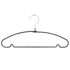 すべりにくい省スペースレディースハンガー(ラミー LM01 幅38cm ブラック 40本組) 4枚目画像