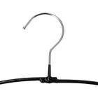 すべりにくい省スペースレディースハンガー(ラミー LM01 幅38cm ブラック 40本組) 6枚目画像