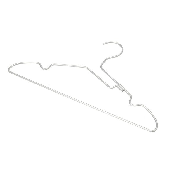 首元が伸びにくいレディースアルミハンガー ルイ(6本組) 2枚目画像