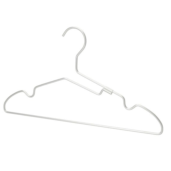 首元が伸びにくいレディースアルミハンガー ルイ(6本組) 3枚目画像