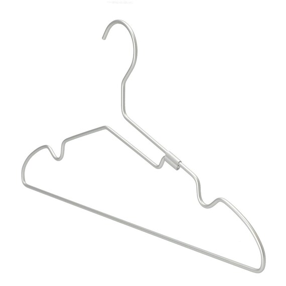 首元が伸びにくいレディースアルミハンガー ルイ(6本組) 4枚目画像