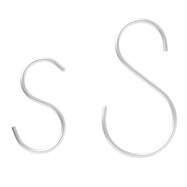 アルミS字フック 2個入り(6X11cm 2P)
