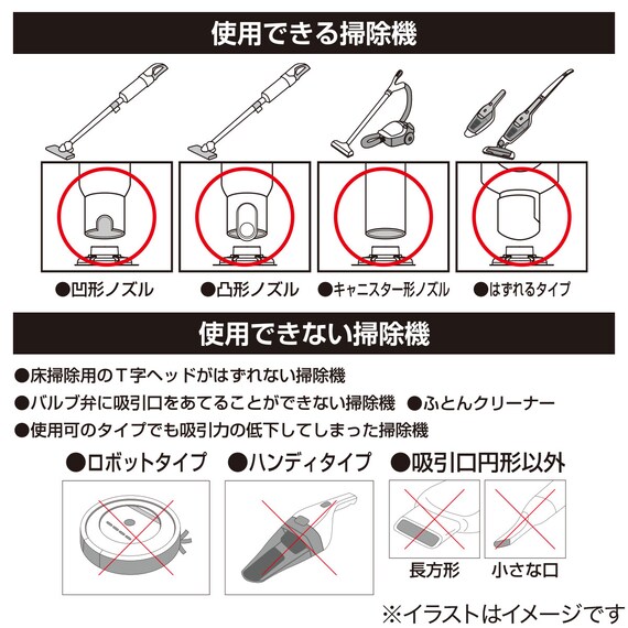 凹凸ノズル対応 布団圧縮袋 2枚入り(LL DB001) 5枚目画像