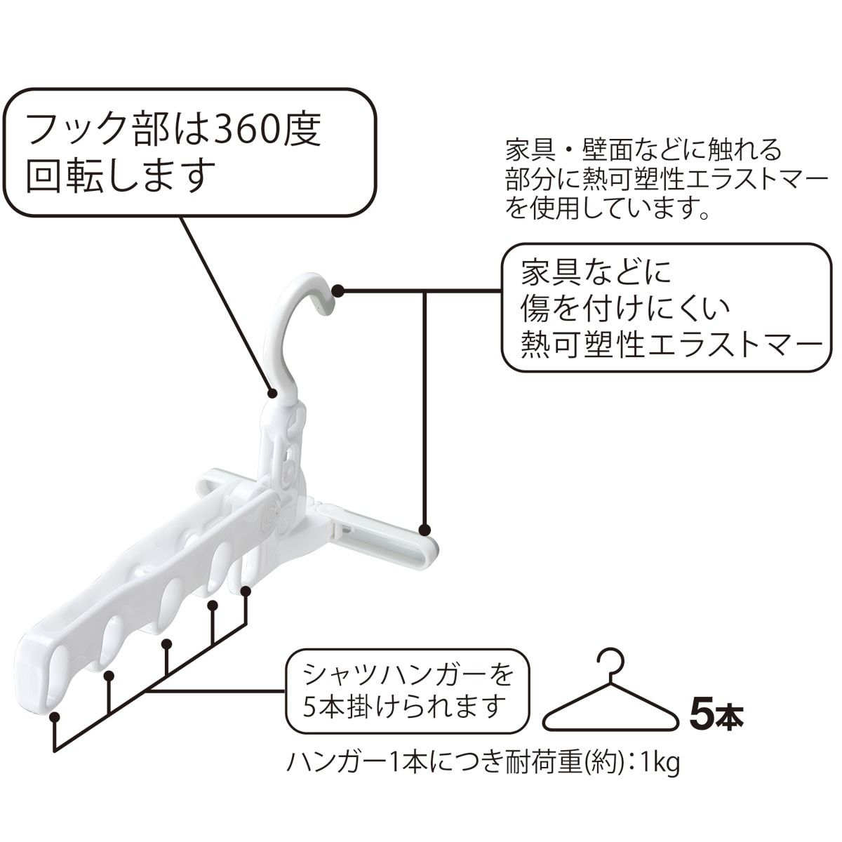 室内干しシャツハンガー5連フック ミル 通販 ニトリネット 公式 家具 インテリア通販 室内干しシャツハンガー5連フック ミル 通販 ニトリネット 公式 家具 インテリア通販