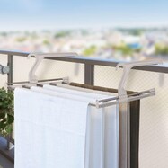 伸縮できるベランダハンガー　ミル【期間限定価格：2/19～4/7まで】