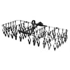 【洗濯らくらく】 多機能 簡単取り込みアルミハンガー(ダークグレー 52ピンチ) 1枚目画像