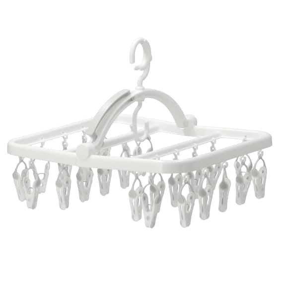 簡単取り込みハンガー (SN02 24ピンチ ホワイト) 1枚目画像
