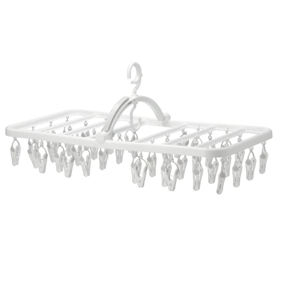 簡単取り込みハンガー (SN02 40ピンチ ホワイト) 1枚目画像