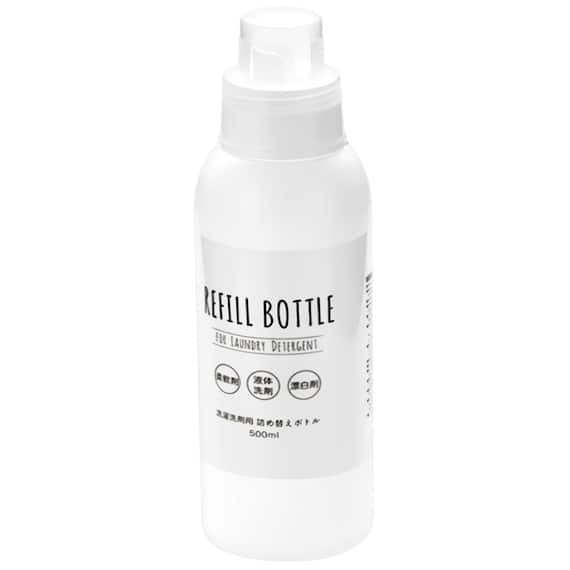 洗濯洗剤用 詰替えボトル(ホワイト) 1枚目画像