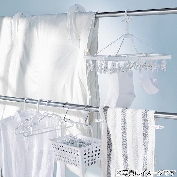 洗濯ワイシャツハンガー 100本組(10P NW) 5枚目画像