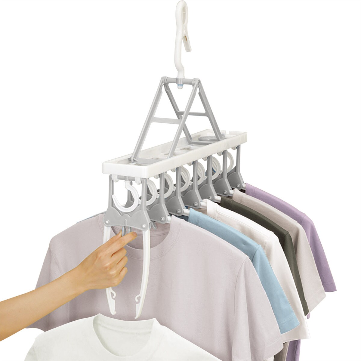 ワンタッチ7連ランドリーハンガー ライトグレー 通販 ニトリネット 公式 家具 インテリア通販 ワンタッチ7連ランドリーハンガー ライトグレー 通販 ニトリネット 公式 家具 インテリア通販