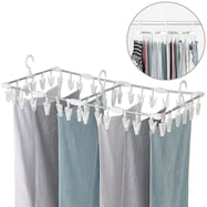 小さくたためるアルミ角ハンガー(42ピンチ)