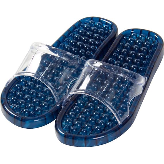 水抜きサンダル ベランダサンダル L(NV) 2枚目画像