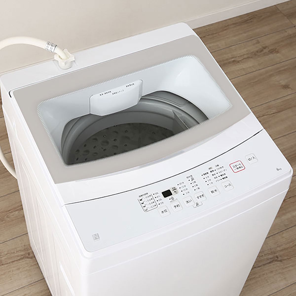 6kg全自動洗濯機(NTR60 ホワイト) (リサイクル回収有り）