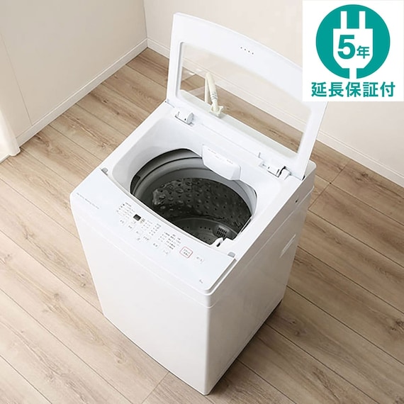 6kg全自動洗濯機(NTR60 ホワイト) 延長保証付き(リサイクル回収あり) 1枚目画像