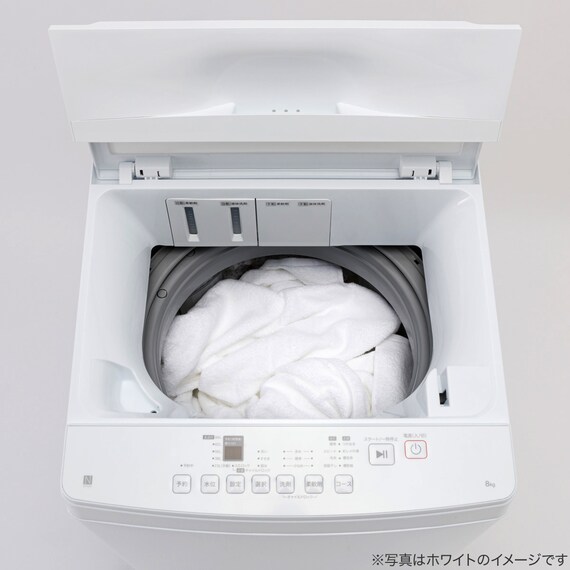 8kg洗剤自動投入洗濯機(NT80J1 ブラック)(リサイクル回収なし 