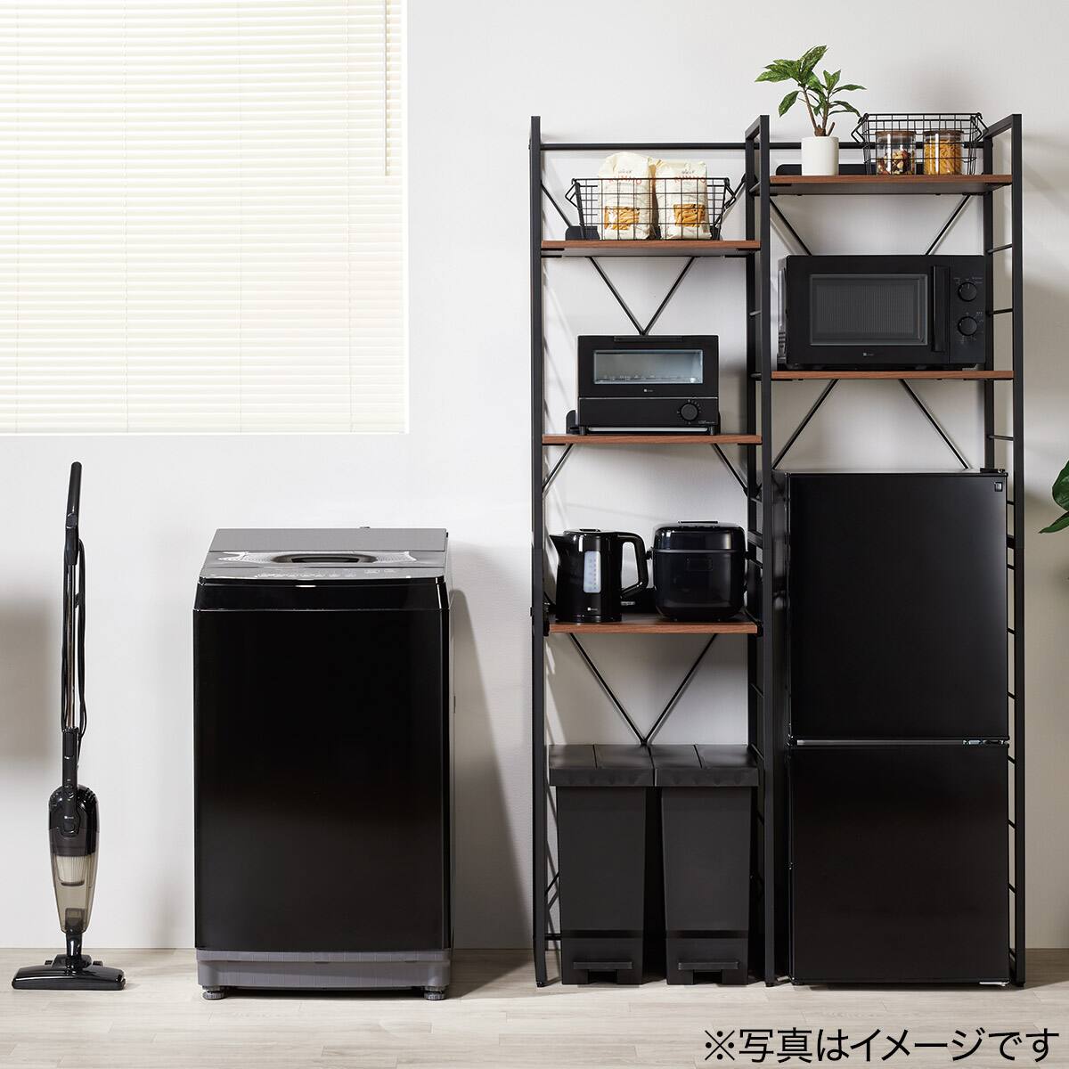 8kg洗剤自動投入洗濯機(NT80J1 ブラック) (リサイクル回収あり