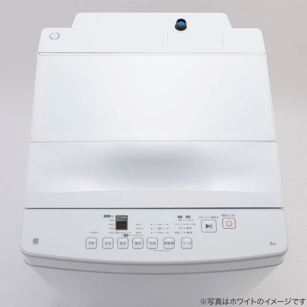 8kg洗剤自動投入洗濯機(NT80J1 ブラック) (リサイクル回収あり