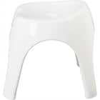 裏面も洗いやすい 抗菌風呂いす ブロウ 高さ25cm(ホワイト) 4枚目画像