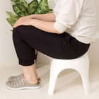 裏面も洗いやすい 抗菌風呂いす ブロウ 高さ25cm(ホワイト) 9枚目画像