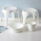 裏面も洗いやすい 抗菌風呂いす ブロウ 高さ25cm(ホワイト) 11枚目画像