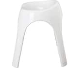 裏面も洗いやすい 抗菌風呂いす ブロウ 高さ35cm(ホワイト) 4枚目画像