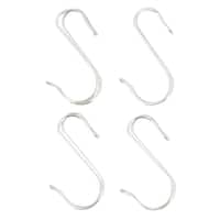 横にブレにくいS字フック 15~25mm 4個入り