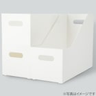 整理ボックス クラネ ハーフタイプ ホワイト 7枚目画像