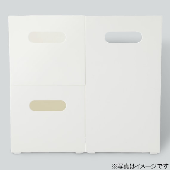 整理ボックス クラネ ハーフタイプ ホワイト 8枚目画像