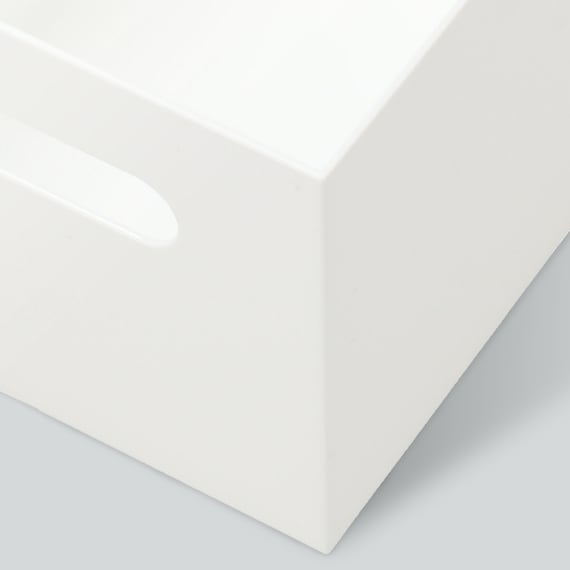 整理ボックス クラネ ハーフタイプ ホワイト 16枚目画像