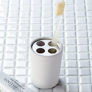 吸水多孔質セラミックス歯ブラシスタンド(4本用 円型 HT1606)