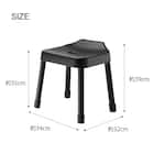 引っ掛け風呂イス(SH35 ブラック) 3枚目画像