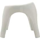 裏面も洗いやすい 抗菌風呂いす ブロウ 高さ25cm(グレー) 4枚目画像