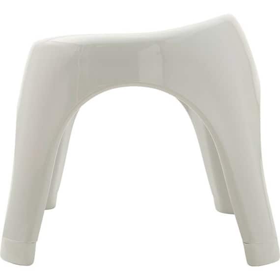 裏面も洗いやすい 抗菌風呂いす ブロウ 高さ25cm(グレー) 4枚目画像