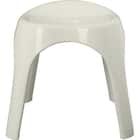 裏面も洗いやすい 抗菌風呂いす ブロウ 高さ35cm(グレー) 3枚目画像