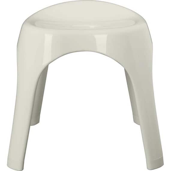 裏面も洗いやすい 抗菌風呂いす ブロウ 高さ35cm(グレー) 3枚目画像