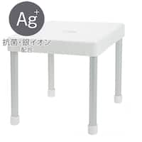 軽くて洗いやすいアルミ脚 抗菌風呂いす(ソリノ H35 ホワイト)