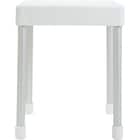 軽くて洗いやすいアルミ脚 抗菌風呂いす(ソリノ H35 ホワイト) 3枚目画像