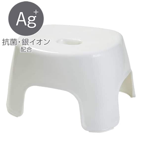 通気性が良い 抗菌風呂いす リコット フラットタイプ 高さ20cm(WH) 1枚目画像