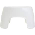 通気性が良い 抗菌風呂いす リコット フラットタイプ 高さ20cm(WH) 3枚目画像