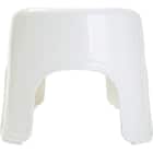 通気性が良い 抗菌風呂いす リコット フラットタイプ 高さ20cm(WH) 4枚目画像