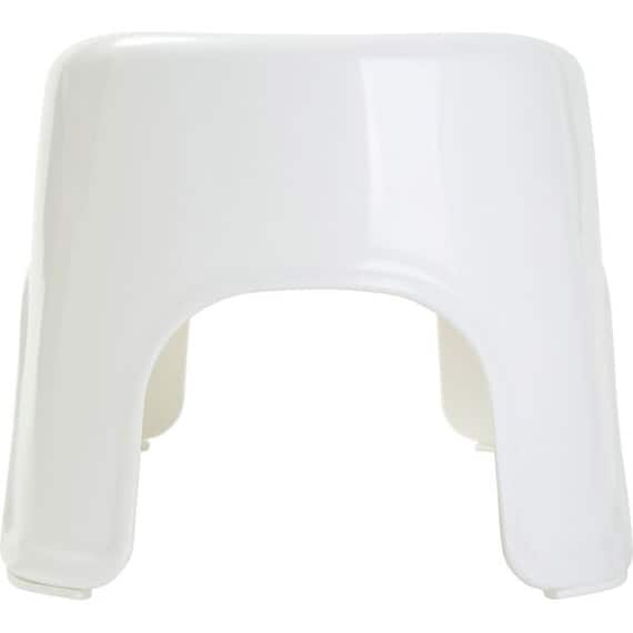 通気性が良い 抗菌風呂いす リコット フラットタイプ 高さ20cm(WH) 4枚目画像