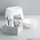 通気性が良い 抗菌風呂いす リコット フラットタイプ 高さ20cm(WH) 8枚目画像